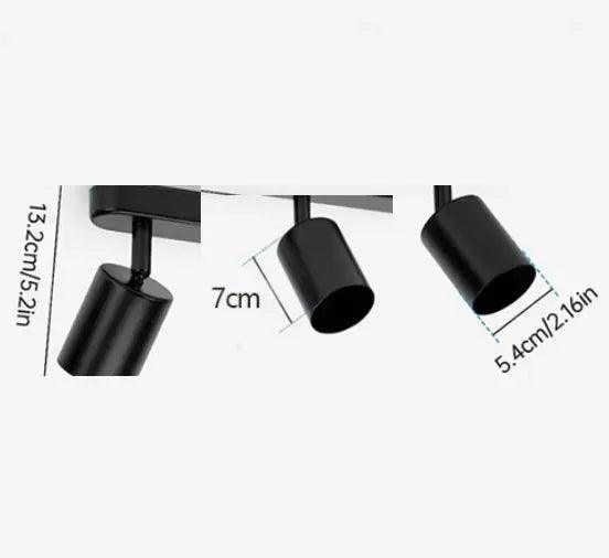 plafonnier led spot rotatif 320 degres