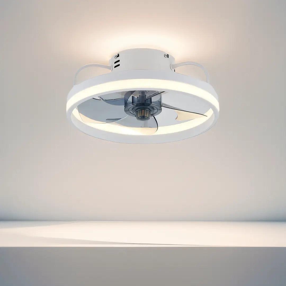 Plafonnier ventilateur silencieux led