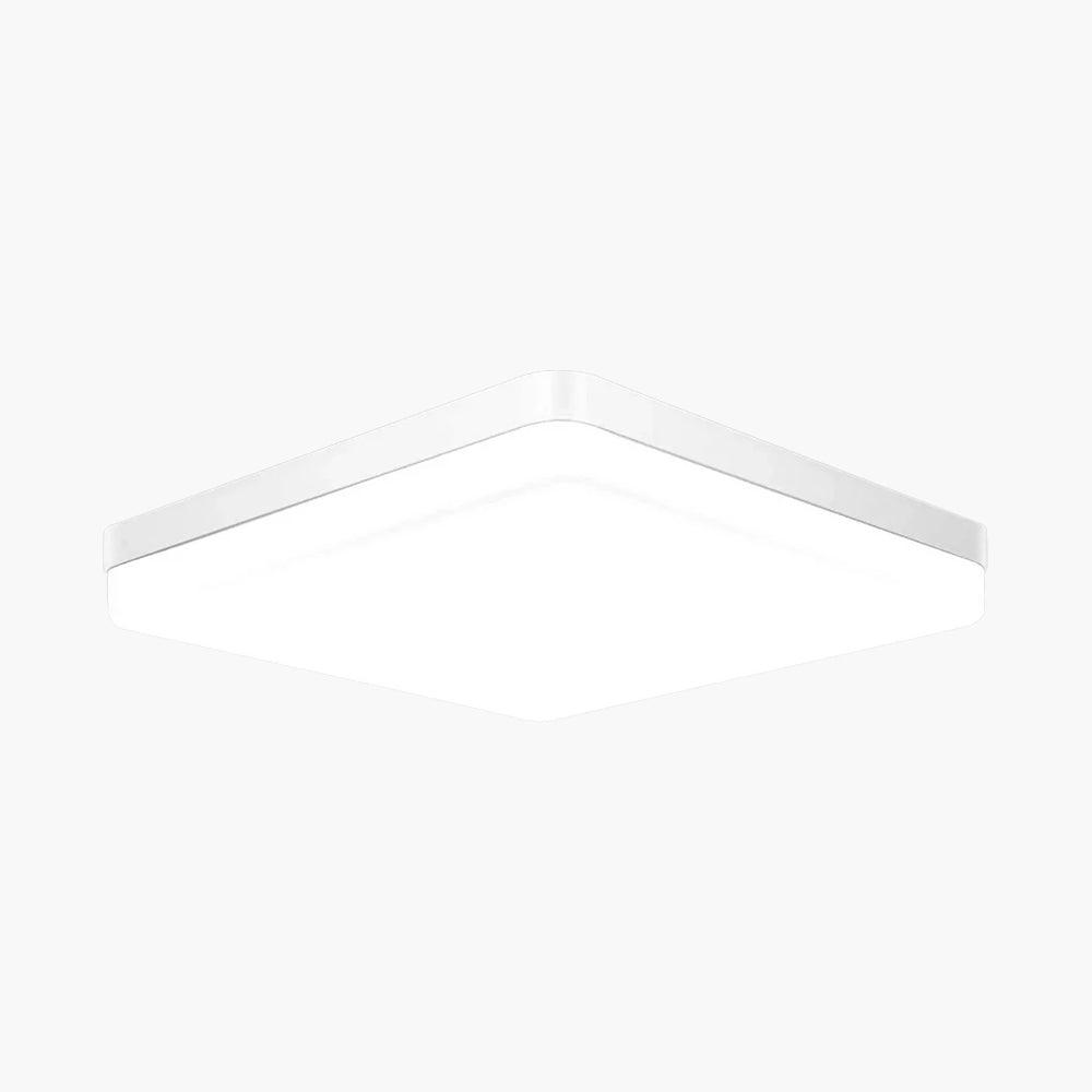 plafonnier carre moderne gris
