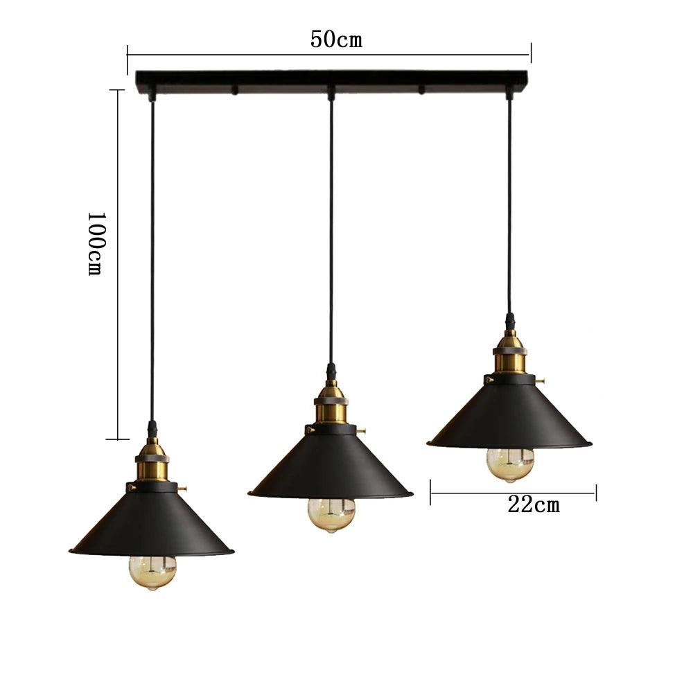 plafonnier led retro ganza