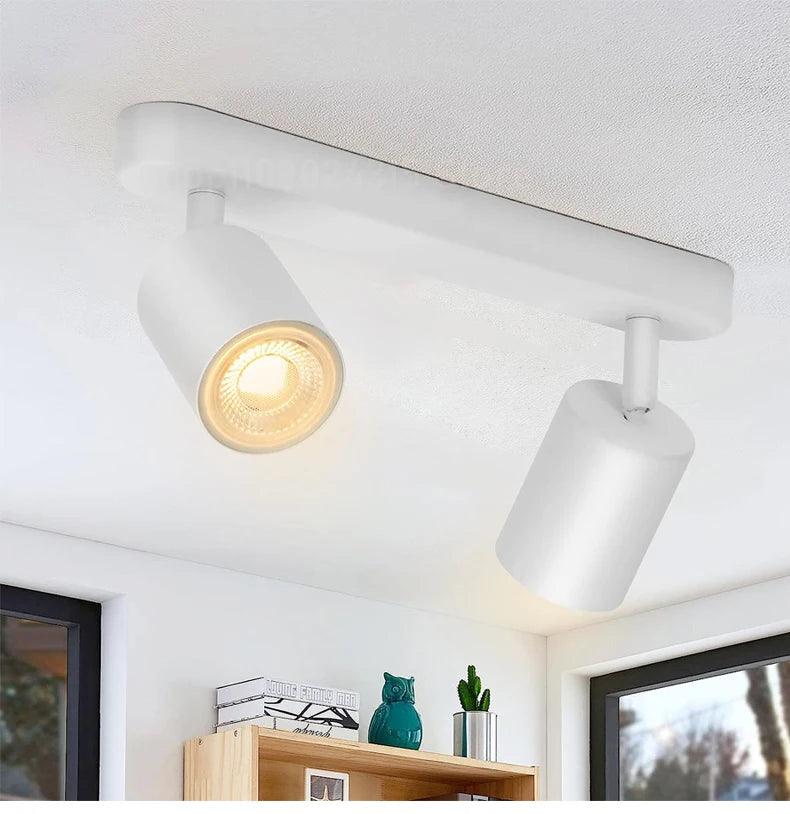 plafonnier led spot rotatif faretto